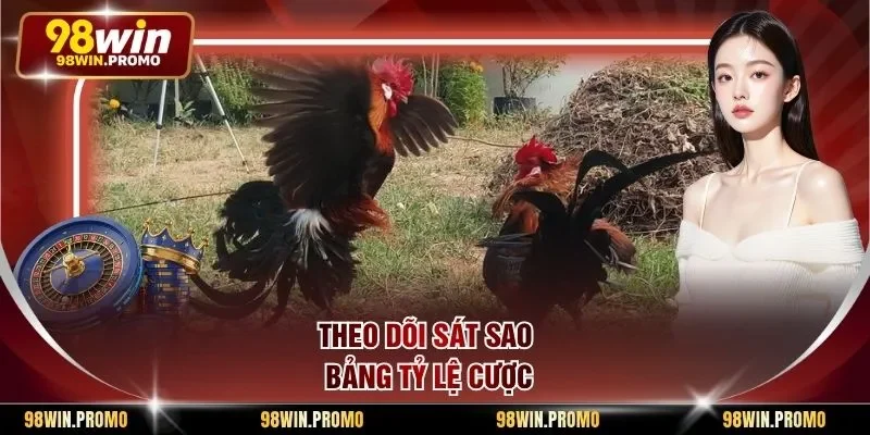 Theo dõi sát sao bảng tỷ lệ cược